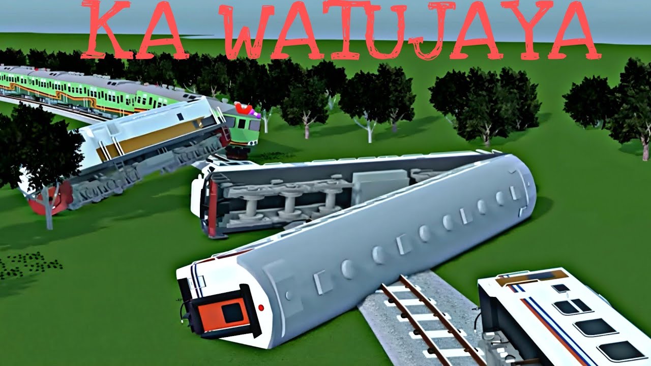 PLH WATUJAYA |TABRAKAN KERETA API |TRAIN CRASH