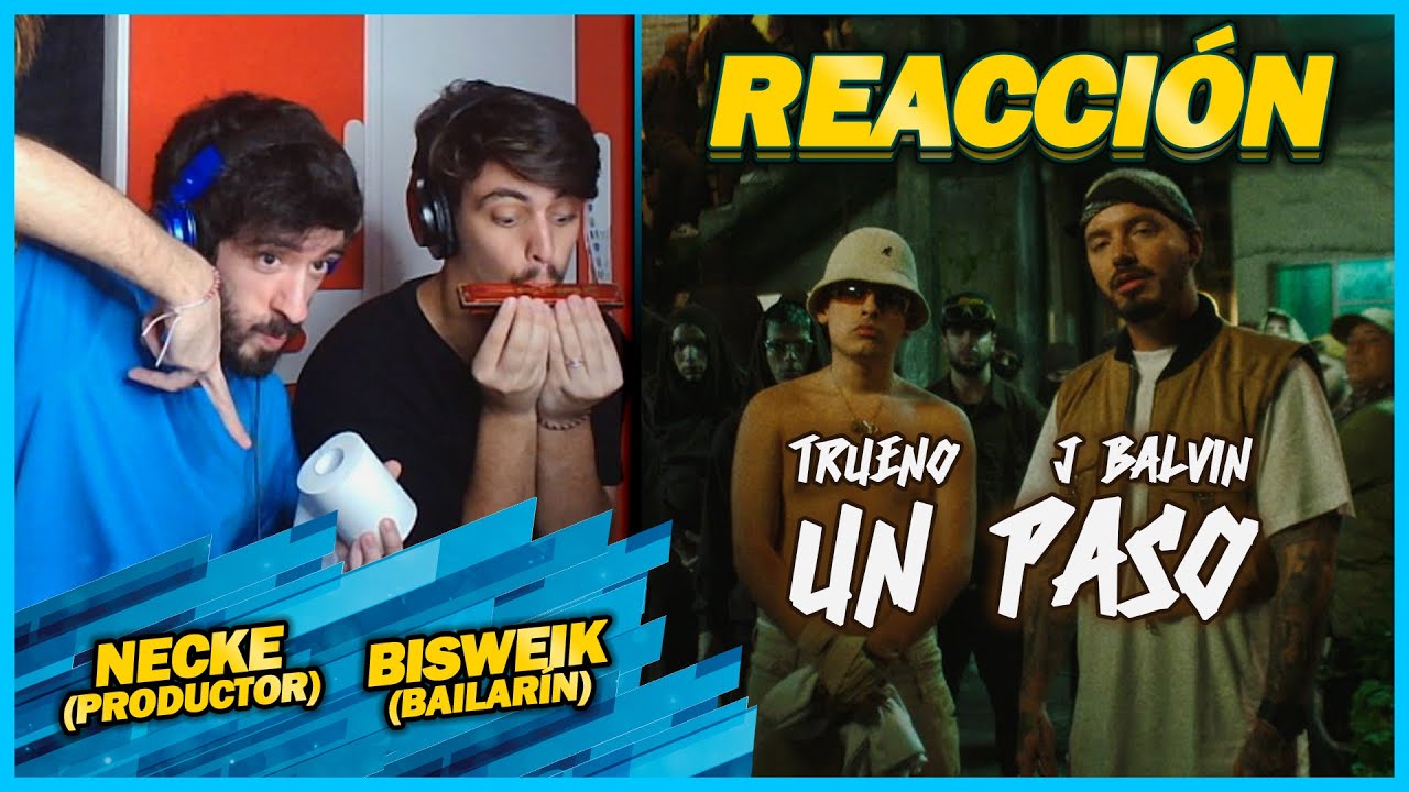 Trueno, J Balvin - UN PASO | 🌟 REACCIÓN PRODUCTOR y BAILARÍN 🌟 | #NeckeYBisweik