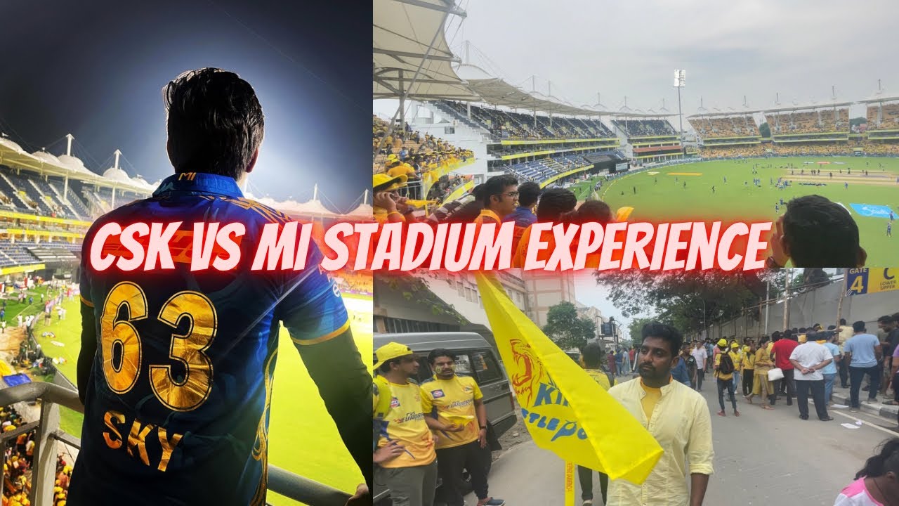 Csk vs match in chepauk stadium for the first time| live stadium experience | #csk #ipl #chennai