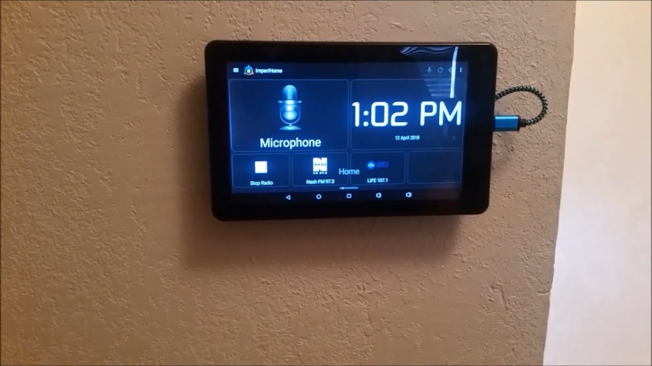 DIY magnetic Tablet Wall Mount