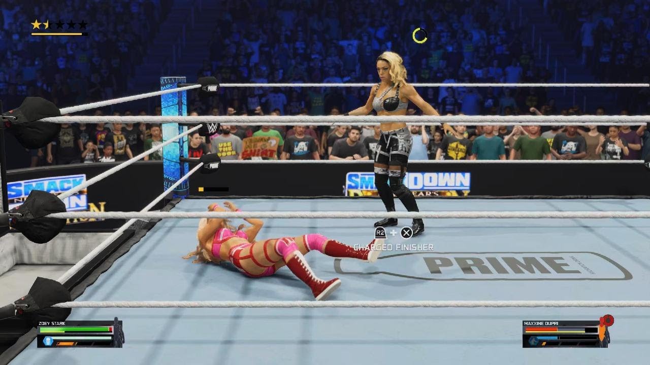 Zoey Stark DESTROYS Maxxine Dupri with Charged Finisher! 🔥 WWE 2K25 Gameplay