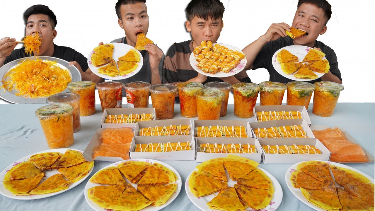Hưng Troll | Thử Thách Người Cuối Cùng Ngừng Ăn Các Loại Bánh Tráng Trộn Thắng Nhận 500$