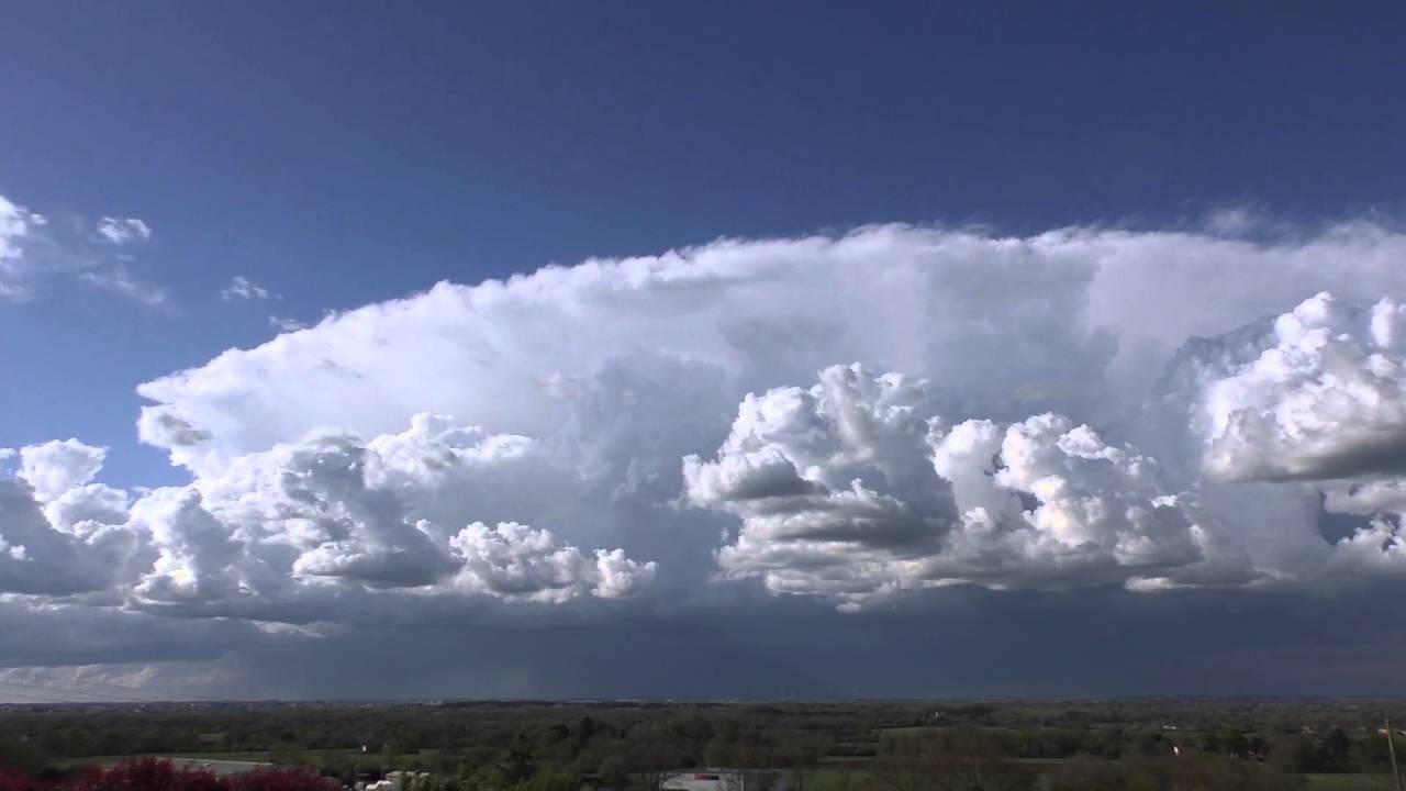 2016 - 12/13 Avril - Time Lapse Orageux (cumulonimbus et tuba)