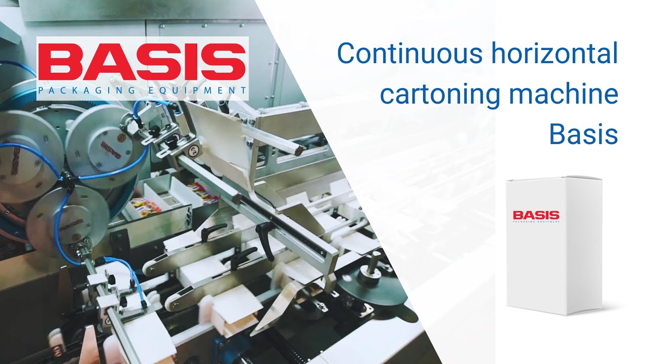 Continuous horizontal cartoning machine Basis