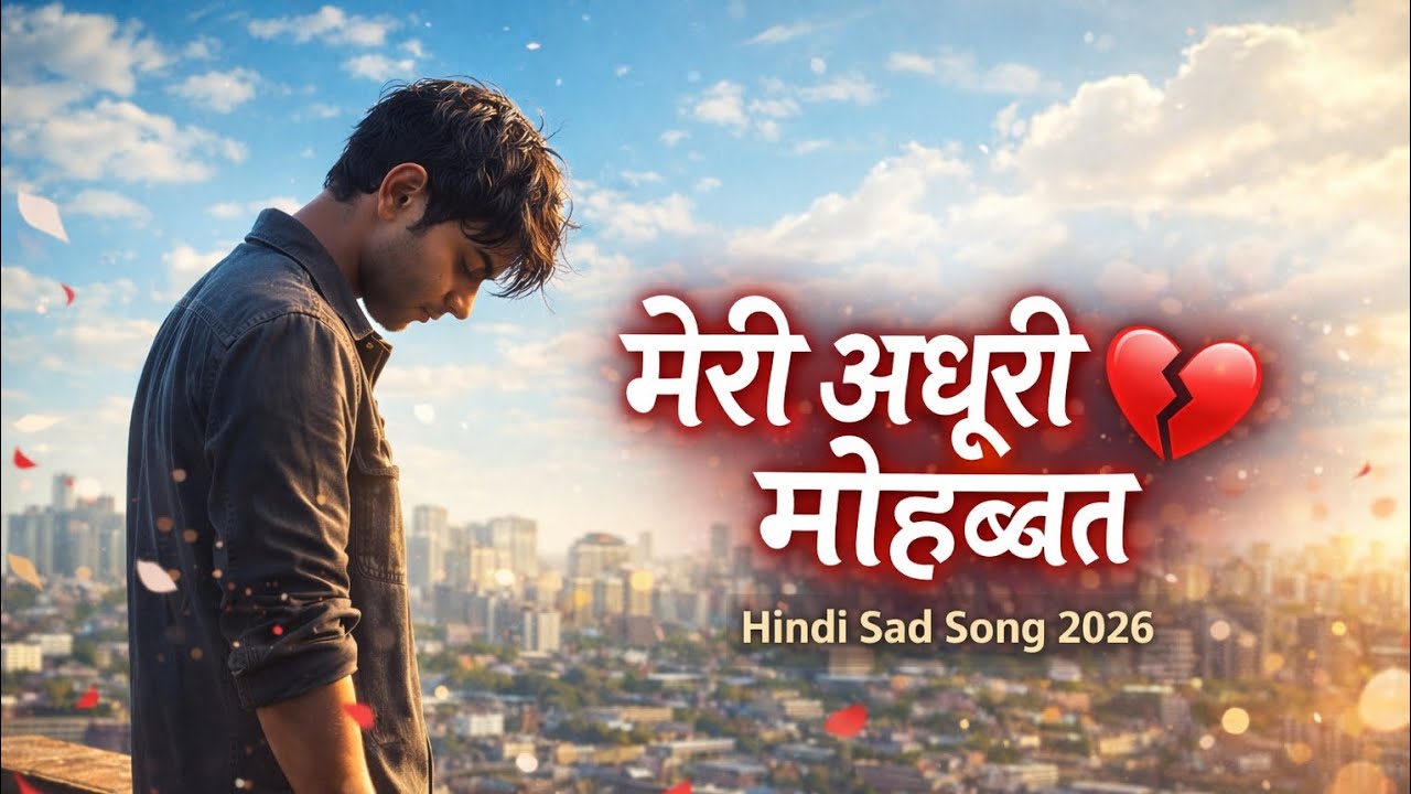 मेरी अधूरी मोहब्बत 💔 | New Sad Romantic Song 2026 | Heart Broken Love Song