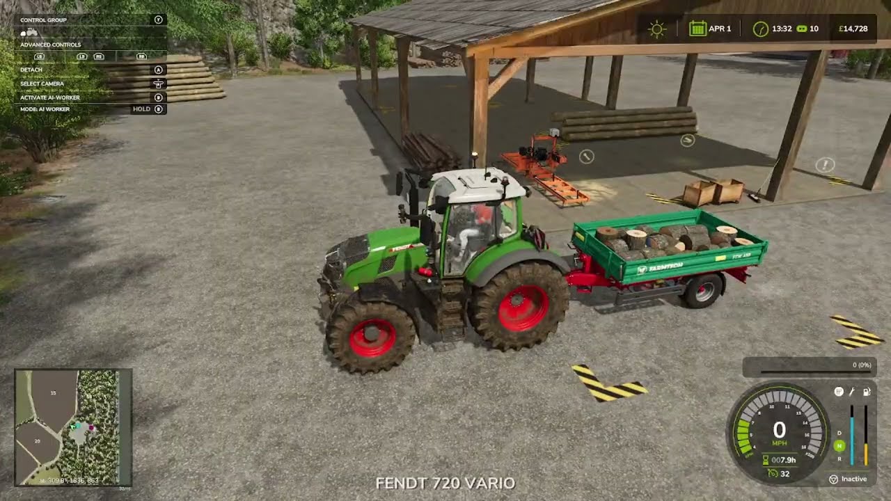 Farm That Land: Chopping wood 🪵 