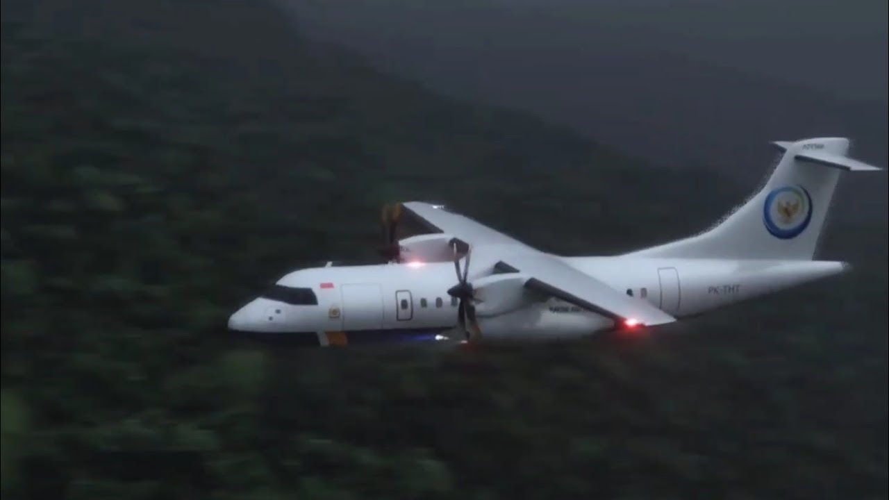 2026 Indonesia Air Transport ATR 42 crash - Animation 