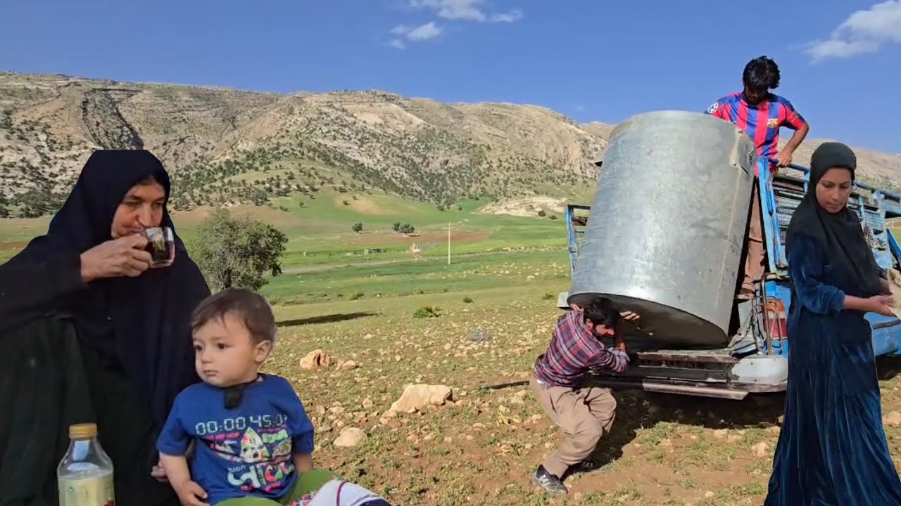 The migration of the Atabak nomadic family to the Sardsir region! extraordinary journey of Atabak 