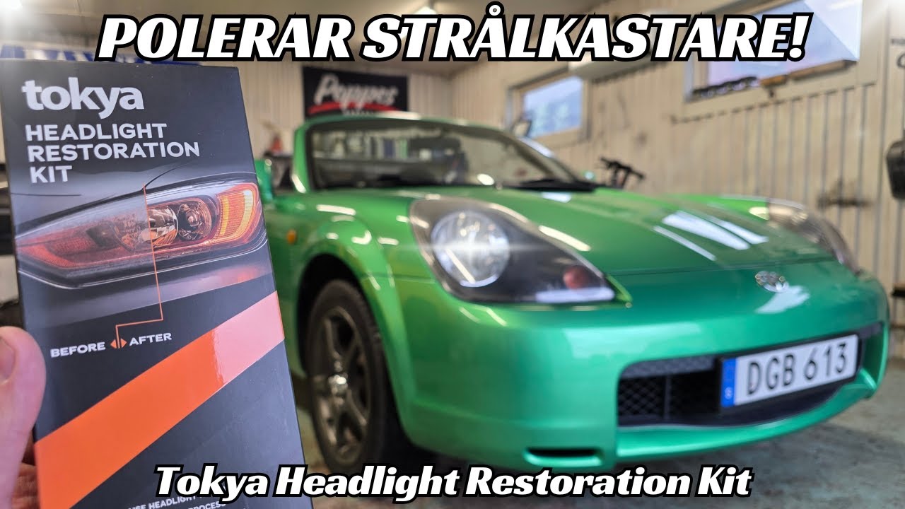 SÅ POLERAR DU STRÅLKASTARE! Testar Tokya Headlight Restoration Kit