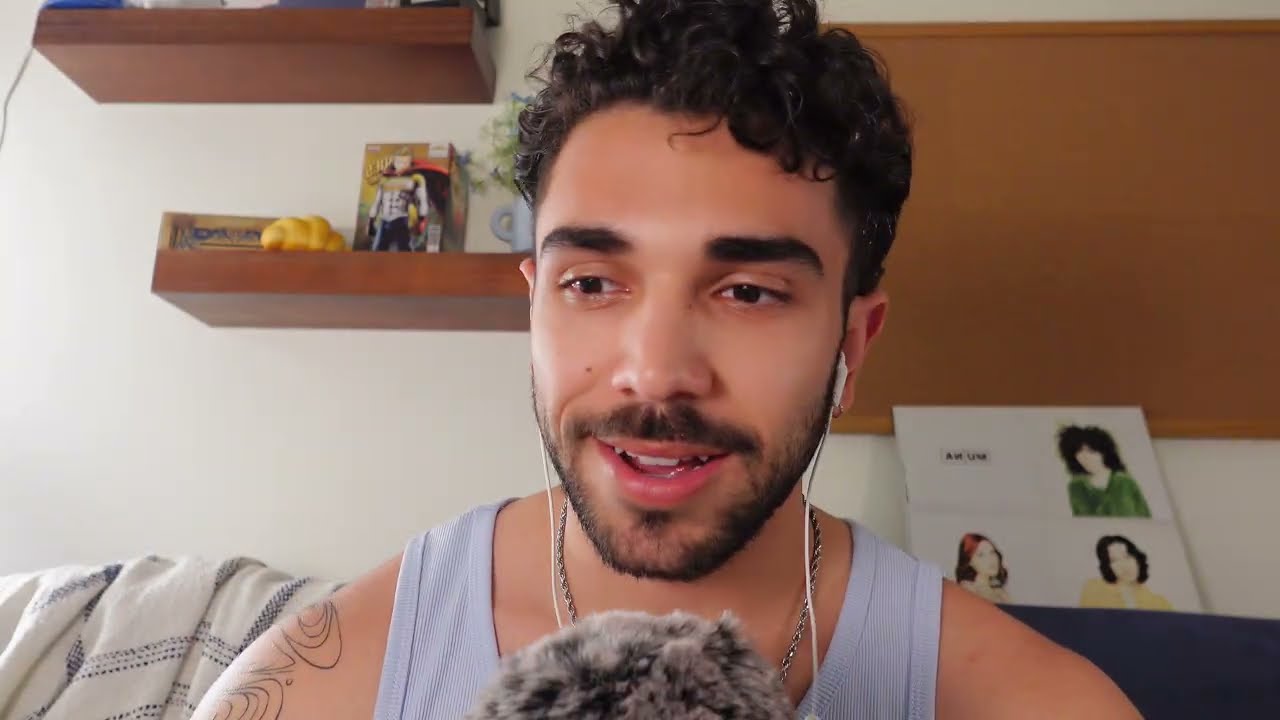 Male ASMR Rambling and Tapping