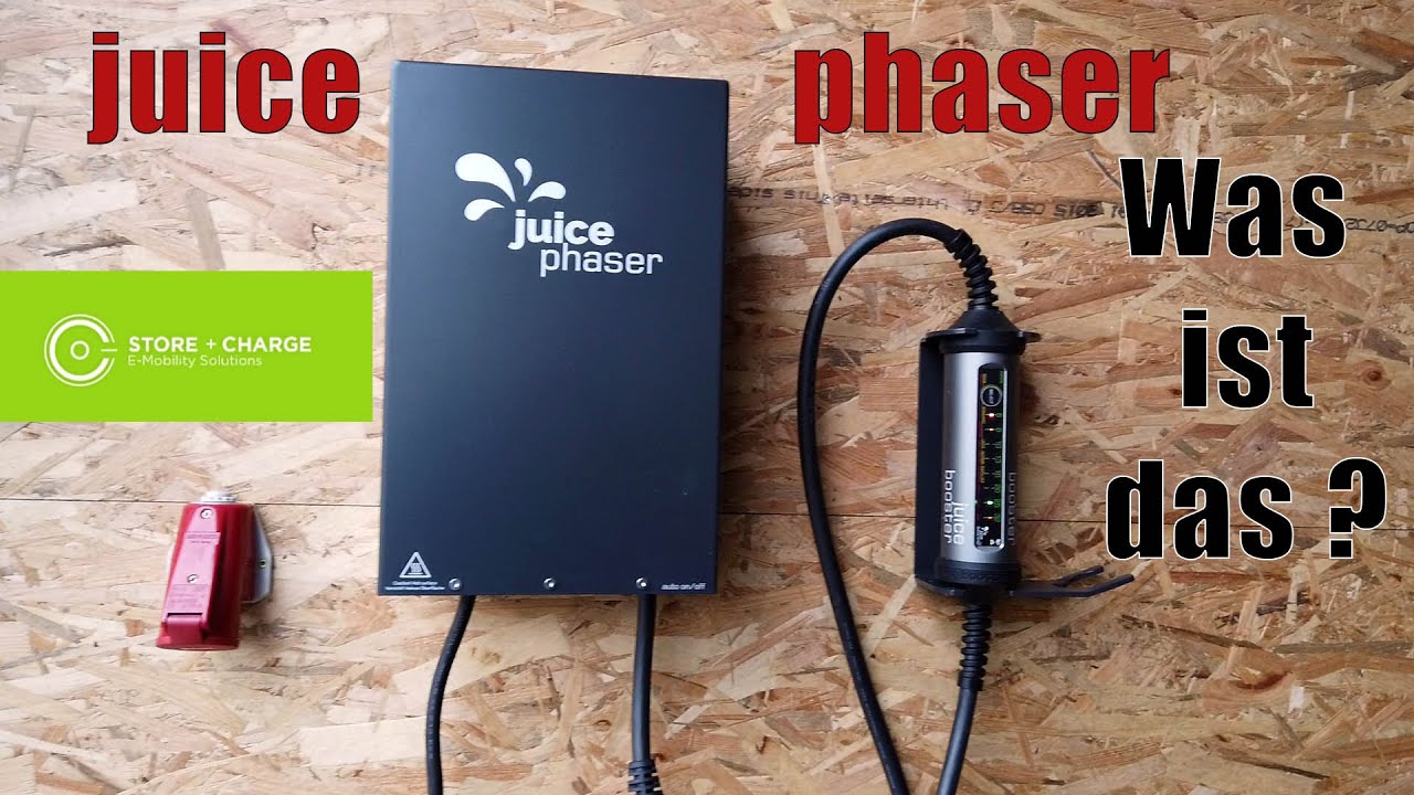 Juice Phaser - Ladelösung für 1-Phasige E-Fahrzeuge