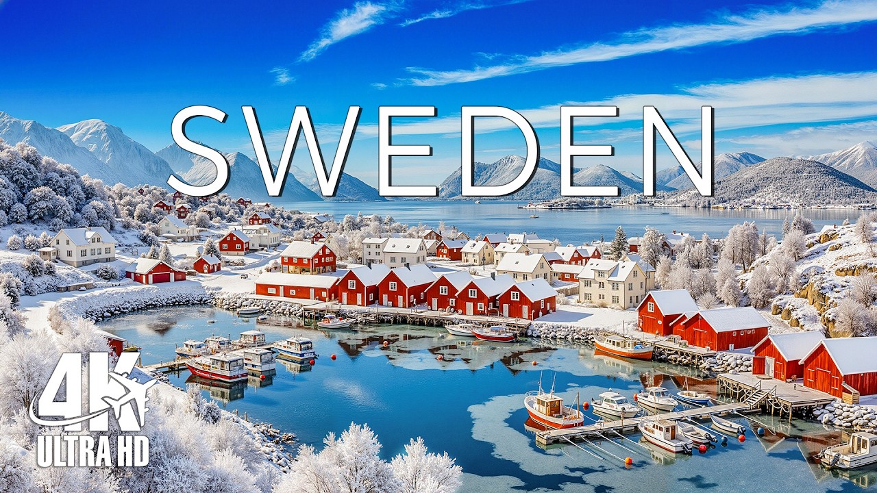 Sweden Winter 4K | Snowy Landscapes, Northern Lights & Arctic Wilderness &ndash; 4K Video