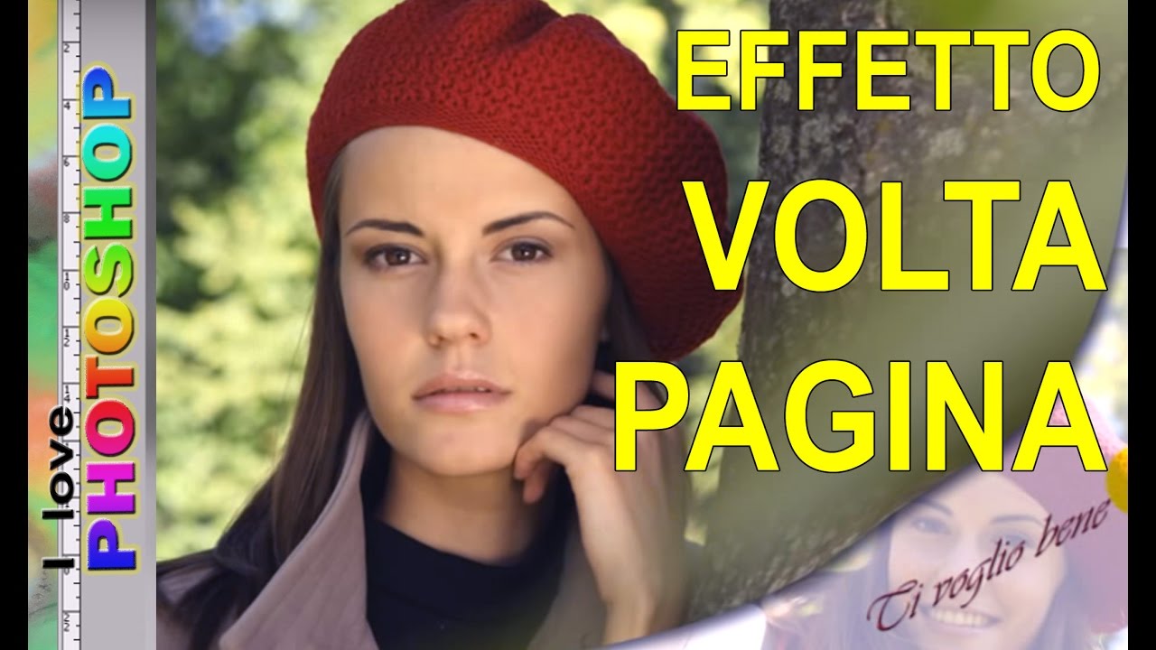 Photoshop tutorial italiano - Effetto volta pagina, photoshop effetti particolari, tutorial effetti