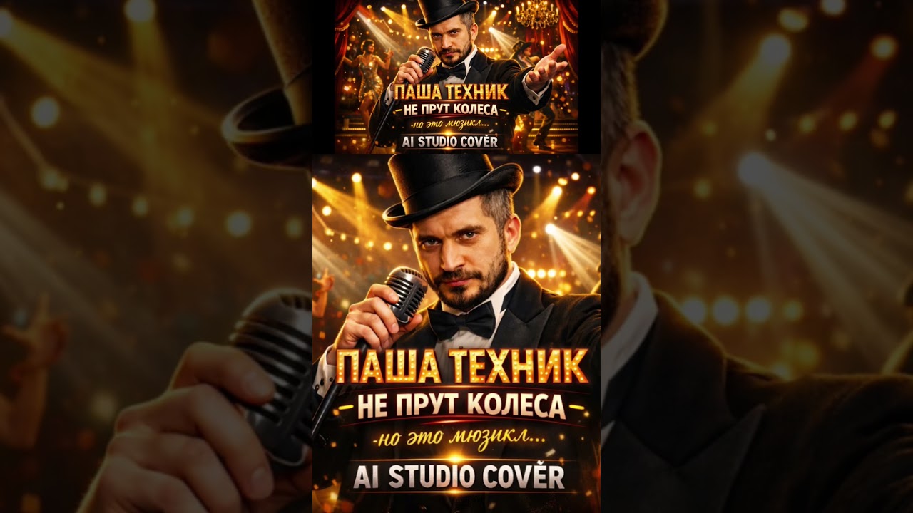 Паша Техник - Не прут колёса, но это мюзикл... #suno #ai #кавер #sunoai #jazzcover #aicover