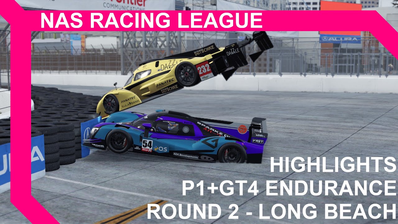 NAS Endurance League Highlights Round 2 - Long Beach