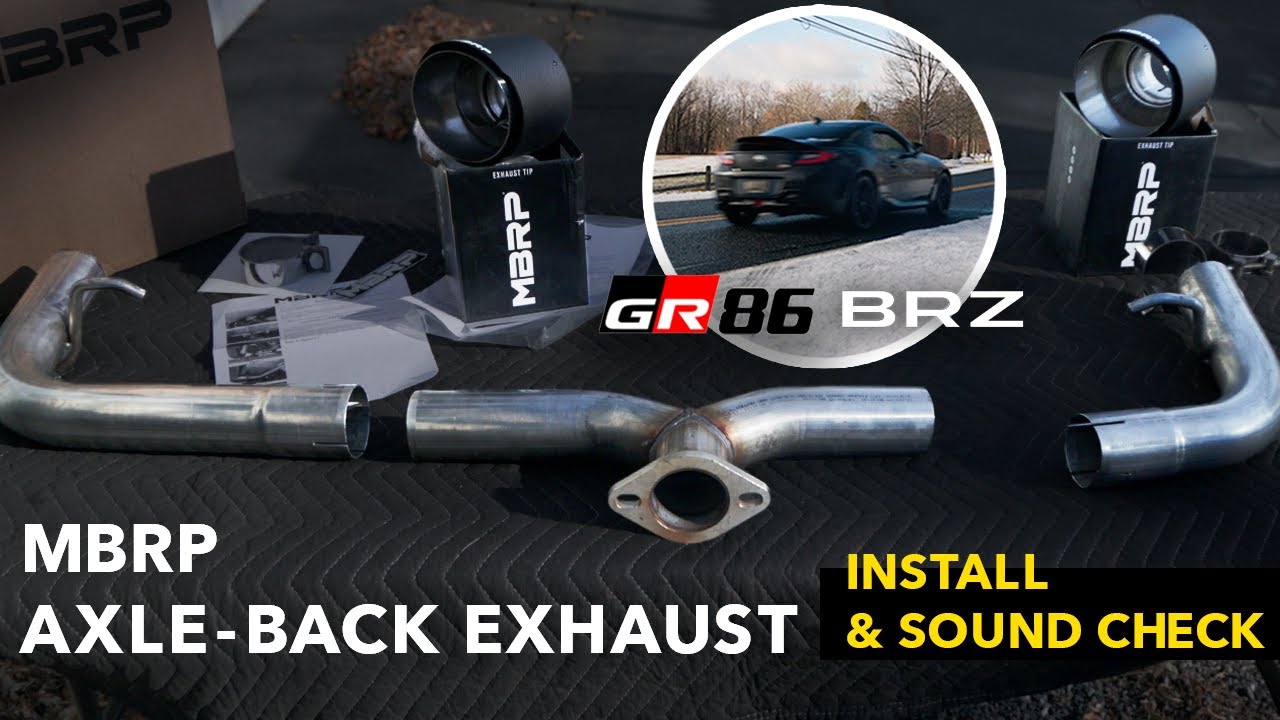 Installing an MBRP Axle-Back Exhaust on My GR86! (Raw Sound + Impressions)