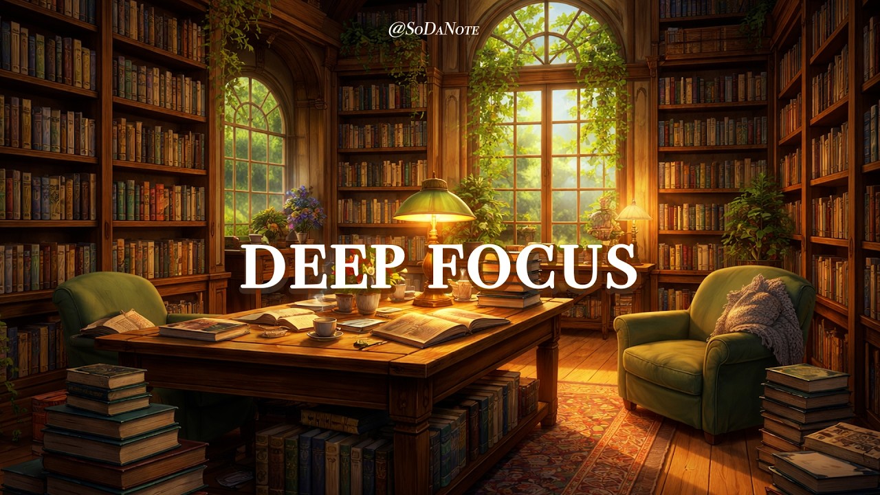 🔴 3 Hours Deep Focus | No Lyrics Study Music for Maximum Productivity