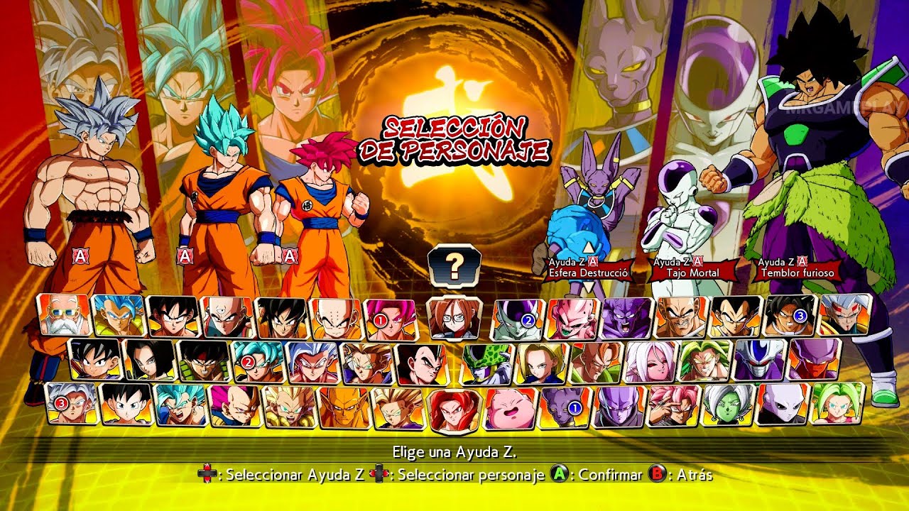 Dragon Ball FighterZ - Goku DBS vs DBS Movie Bosses