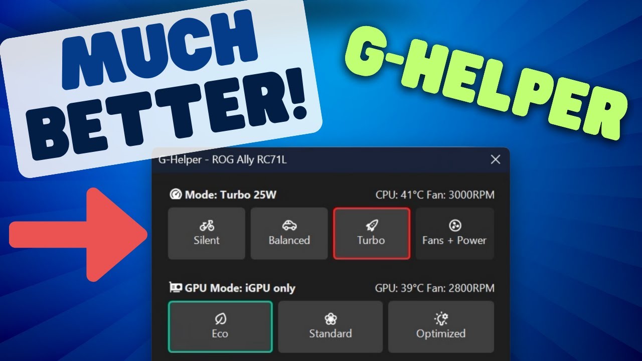 ROG Ally | G-Helper is 👌