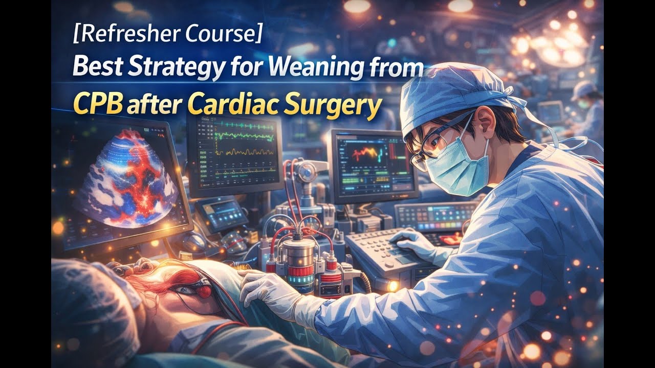 🫀 [연수강좌] 심장수술 심폐우회로 (CardioPulmonary Bypass) 이탈을 위한 최적의 전략 🤝 기계 환기 보조 (MCS)까지 정리 🫀