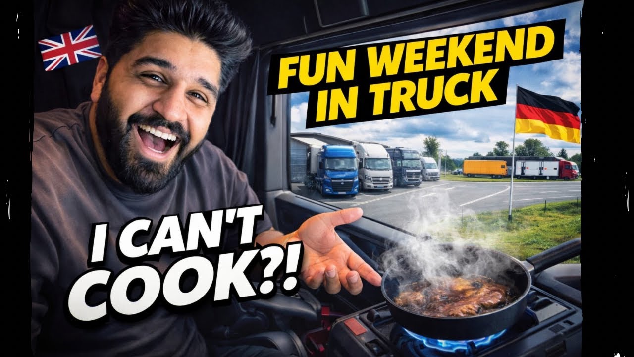 Weekend in TRUCK | My Cooking disaster 😂| 🇬🇧 to 🇩🇪| Gaurav Bhardwaj
