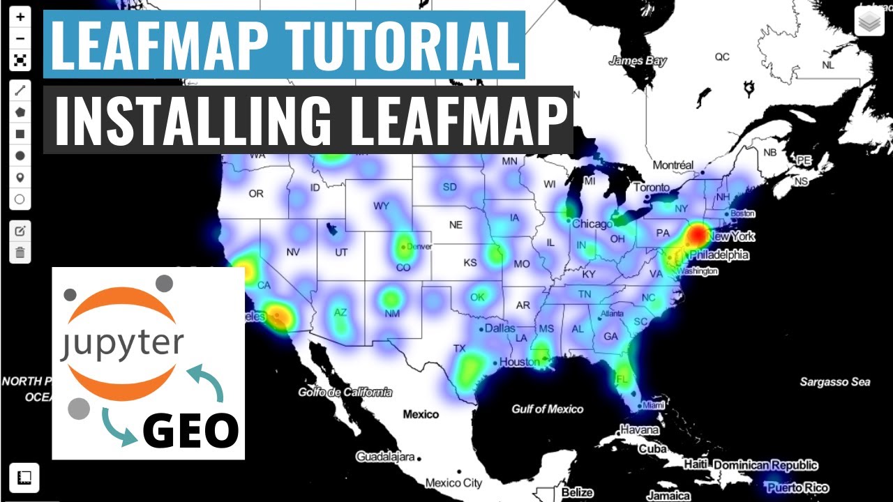 Leafmap Tutorial 1 - Installing GeoPandas and leafmap