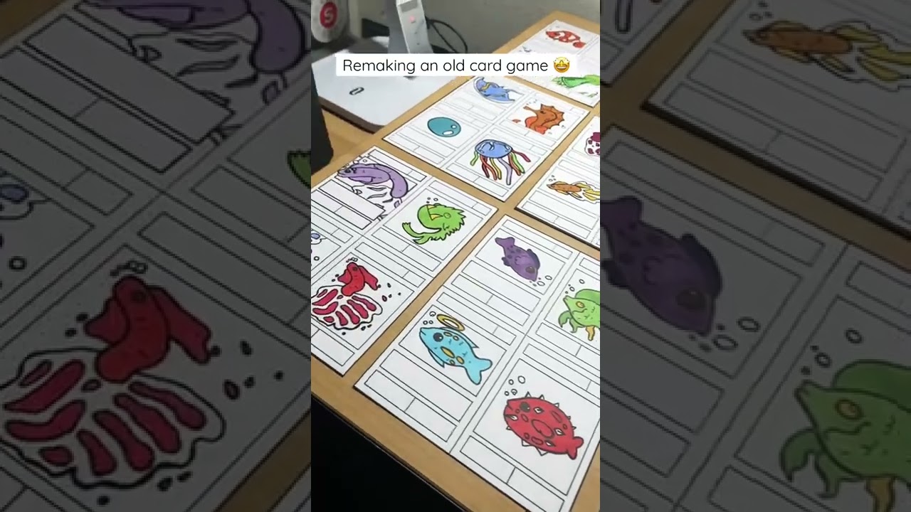 Remaking a 6 year old Homemade Trading Card Game