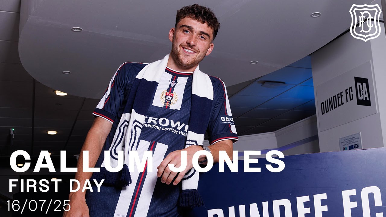 Callum Jones' First Day at Dundee FC | 16/07/25