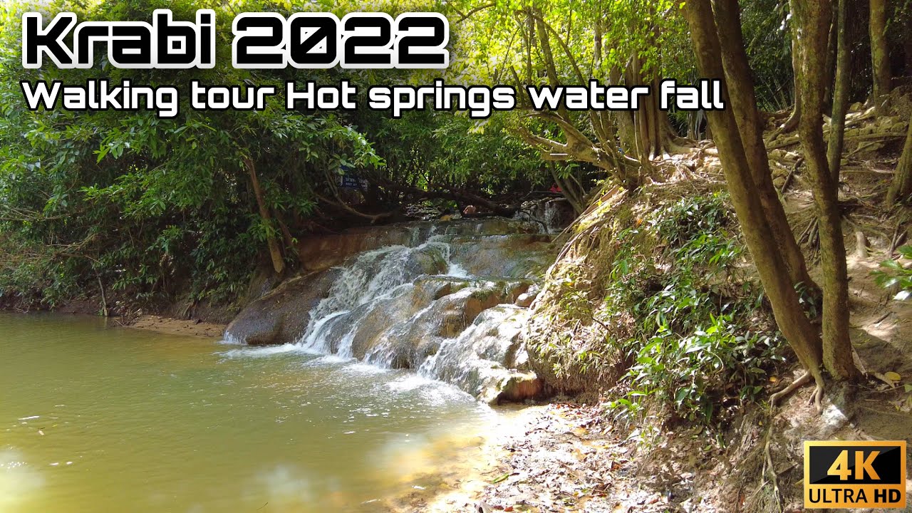 Hot springs waterfall - Beautiful places in Krabi Thailand, Virtual tour