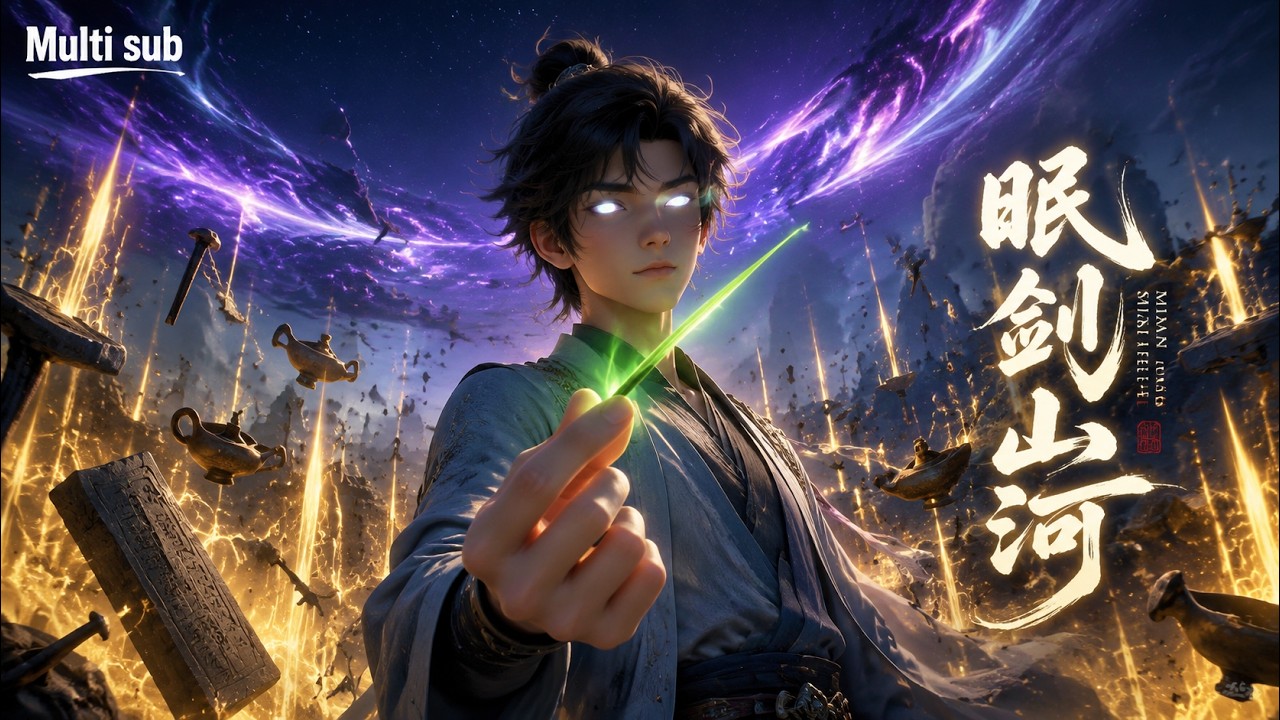 【AI anime】💥💥💥天生无灵脉却能听见残器愿望、万物皆可为剑《眠剑山河》#国产动漫#次元动漫  #破界 #動漫