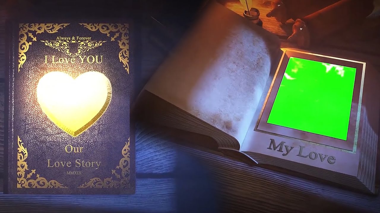Animated Book Opening-Green Screen Effect || All Creative Designs