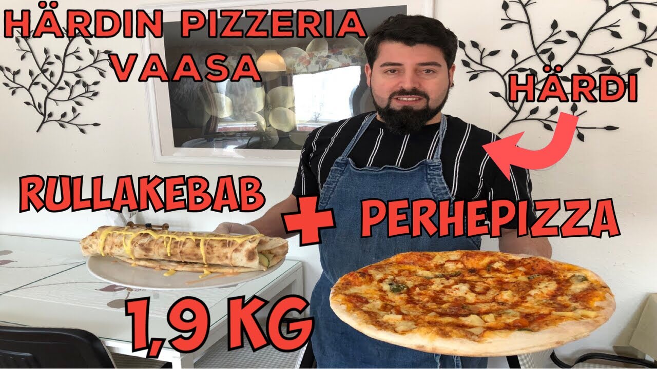 MEXICANA PERHEPIZZA + RULLAKEBAB -HAASTE (1,9KG) - HÄRDIN PIZZERIA, VAASA