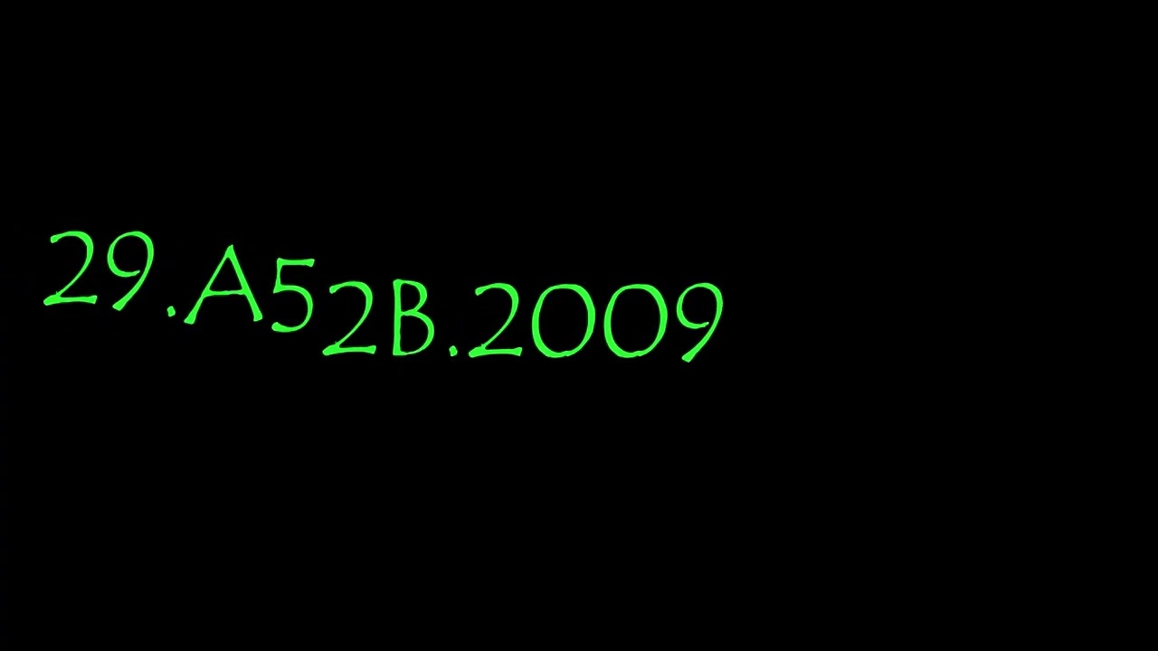29 A52B 2009