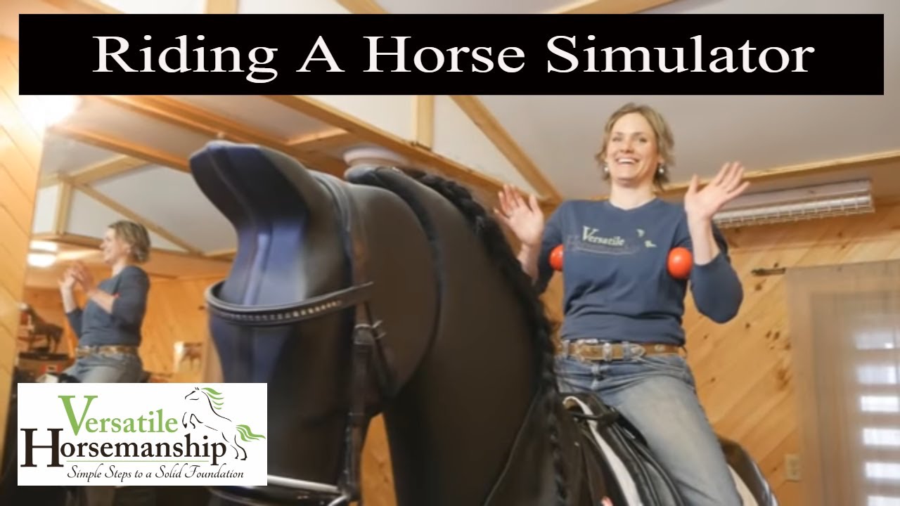 Riding A Horse Simulator! // Versatile Horsemanship