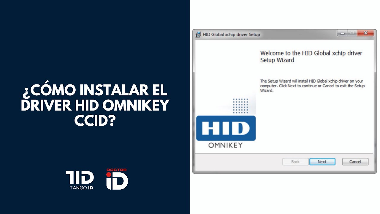 ¿Cómo instalar el driver HID OMNIKEY CCID?