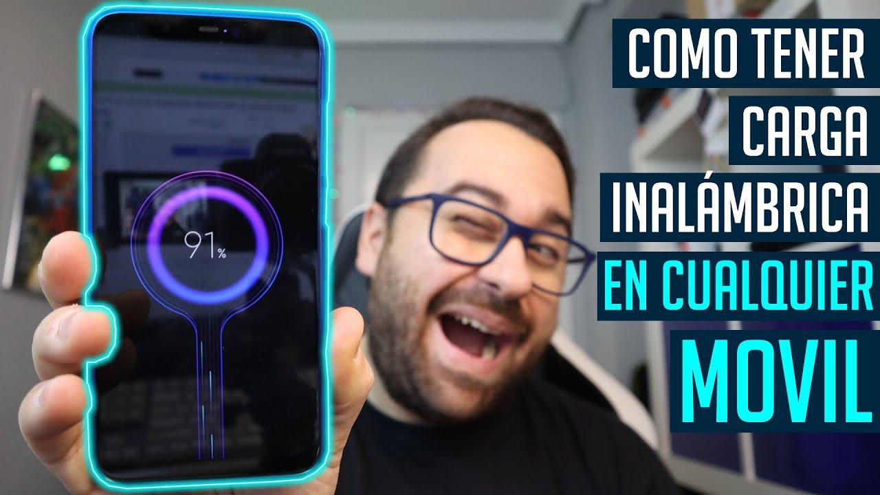 🔋📱 Como tener CARGA INALAMBRICA en CUALQUIER #MOVIL #facil #rapido #tutorial 