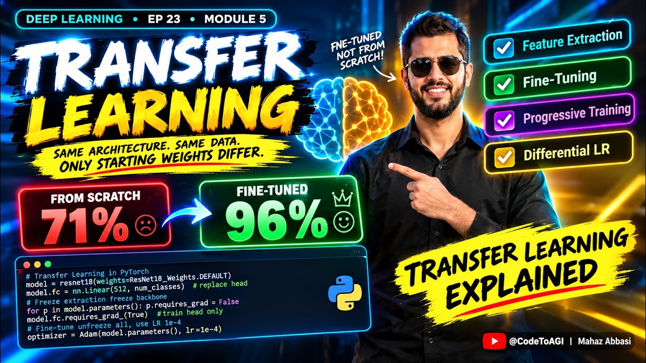 Transfer Learning Explained &mdash; 95% Accuracy on Your Own Dataset in Minutes (PyTorch)