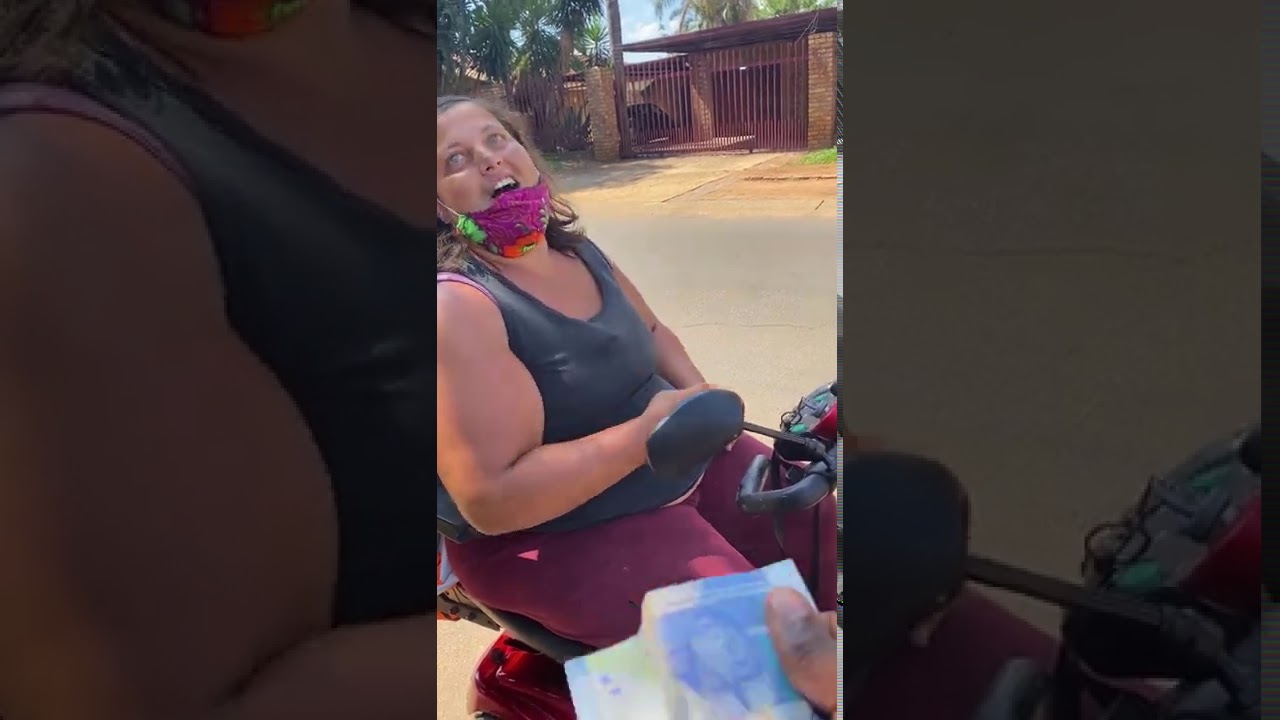 See the joy of giving on this women's faces, priceless