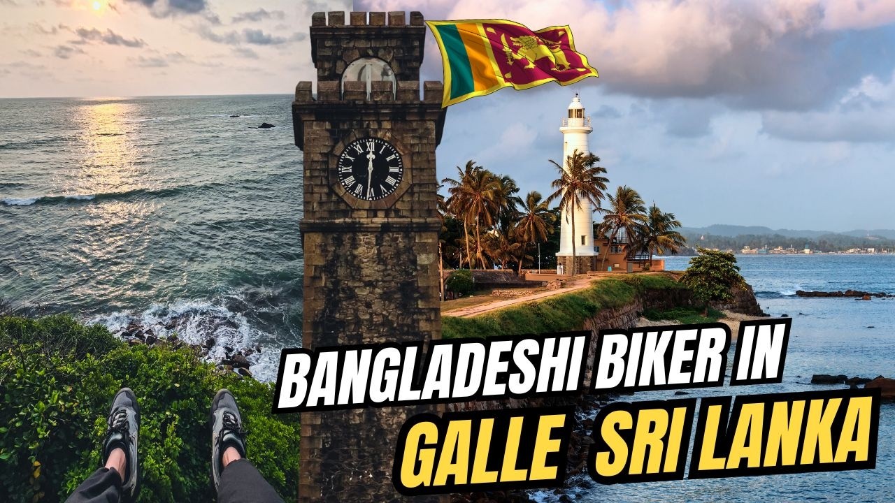 Galle, Sri Lanka Bike Tour | Galle Fort & Lighthouse Ride | Bangladeshi Biker