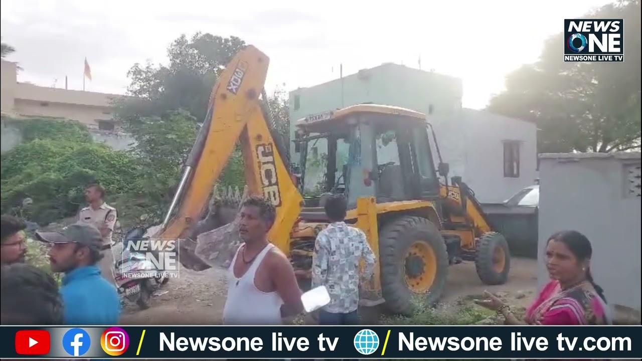 HYDRA Ka Buldozer Action #Illegal Gharon Ko Alwal Me Demolish Kiya Gaya #hyderabad