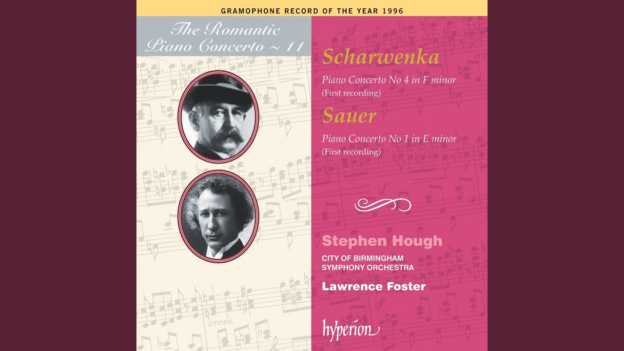 Sauer: Piano Concerto No. 1 in E Minor: III. Cavatina. Larghetto amoroso