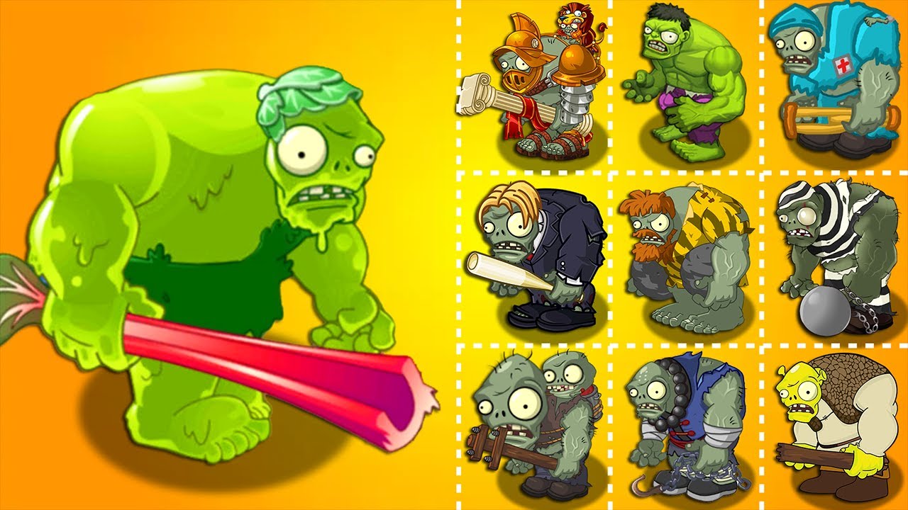 Gargantuar Zomboid VS All Gargantuar Zombies 2 - Plants vs Zombies 2 Mod
