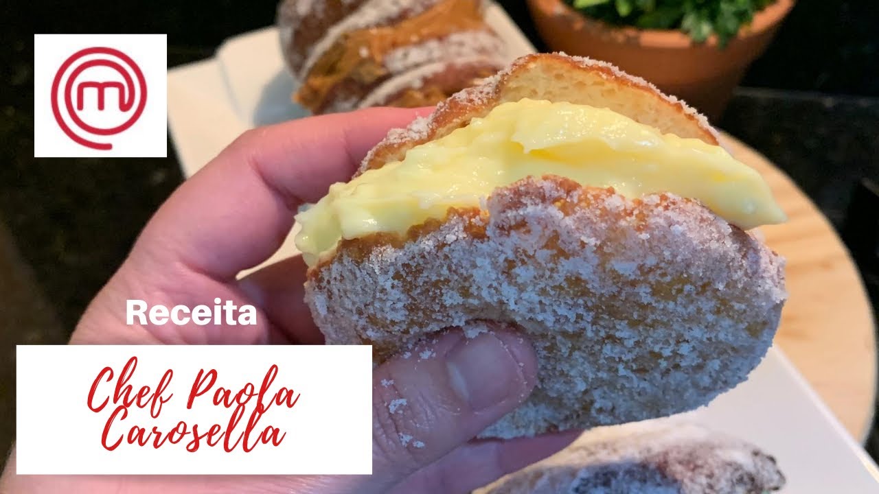 COMO FAZER SONHO - RECEITA PAOLA CAROSELLA