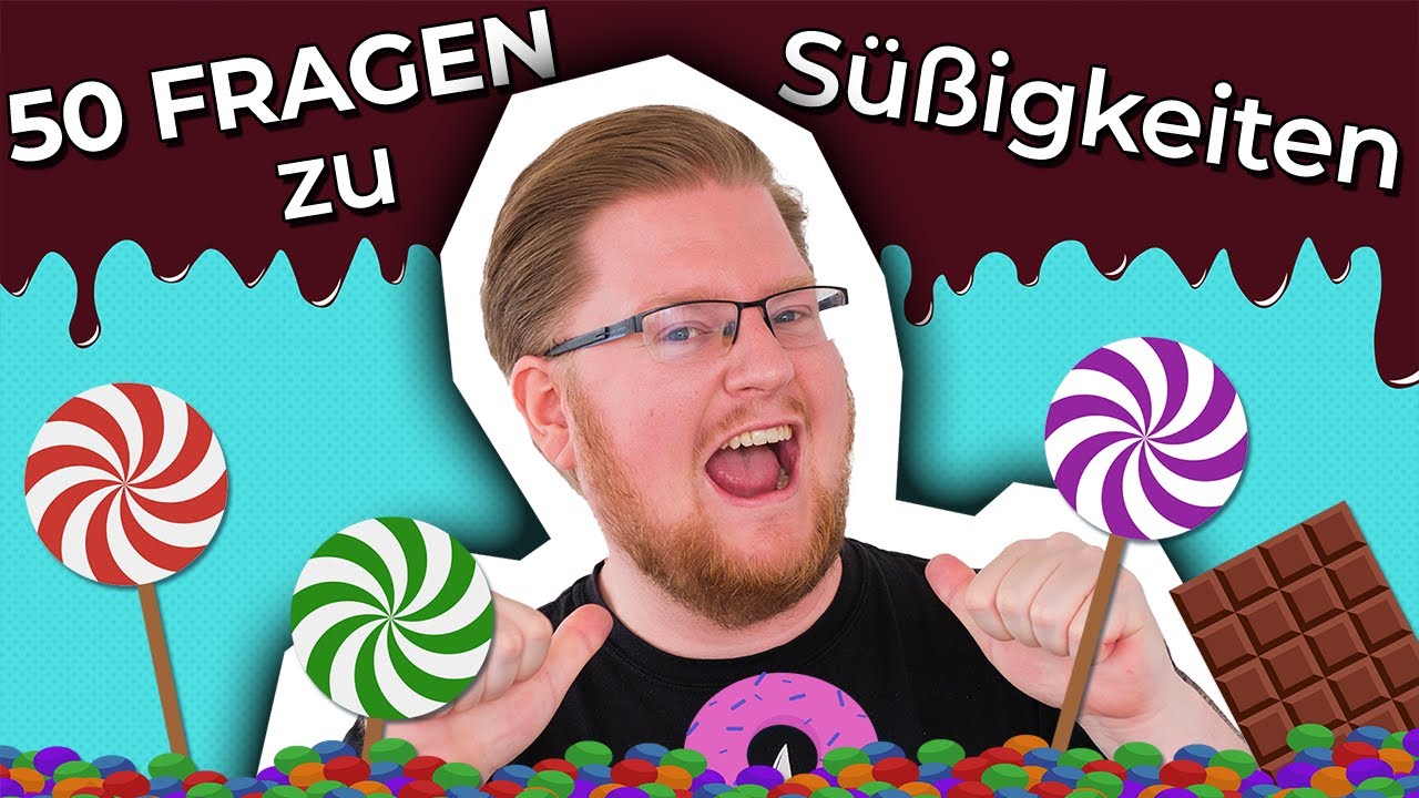Eine ZUCKERSÜẞE Episode! | 50 Fragen zu Süßigkeiten