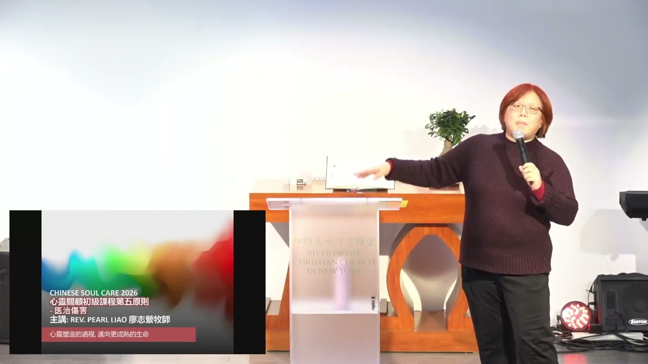 20260208 廖志萦牧师 - 心灵关顾初级课程第五原则-医治伤害