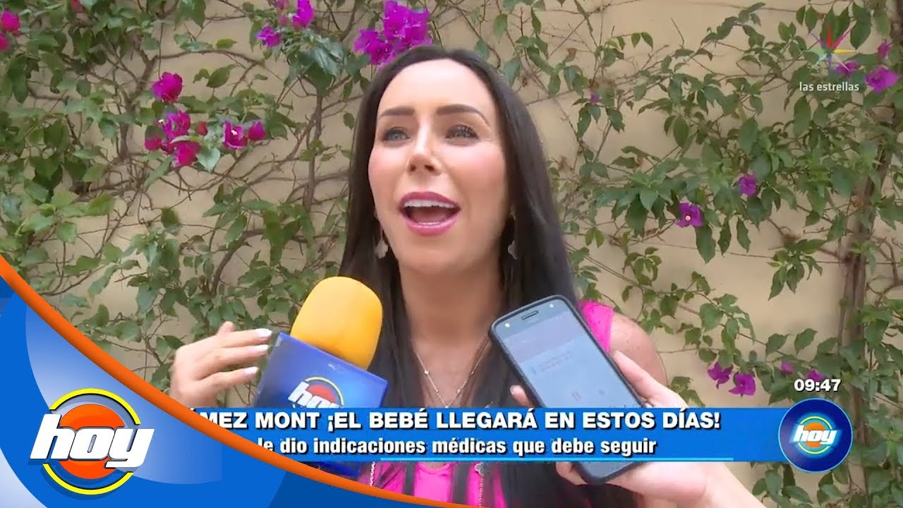 ¡Inés Gómez Mont, a punto de dar a luz! | Hoy