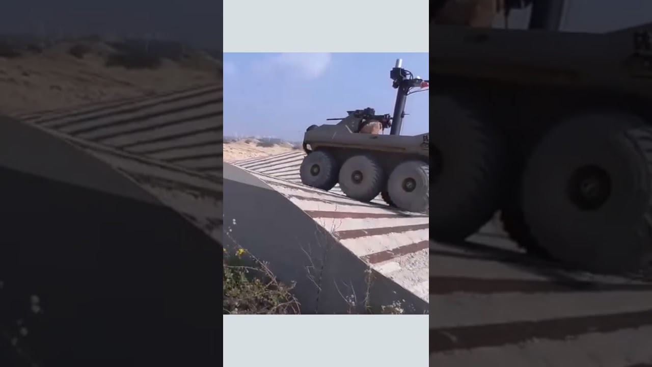 Jaguar- Israel's New Semi-Autonomous Robot That Can Replace Human Soldiers In Gaza Border #Shorts