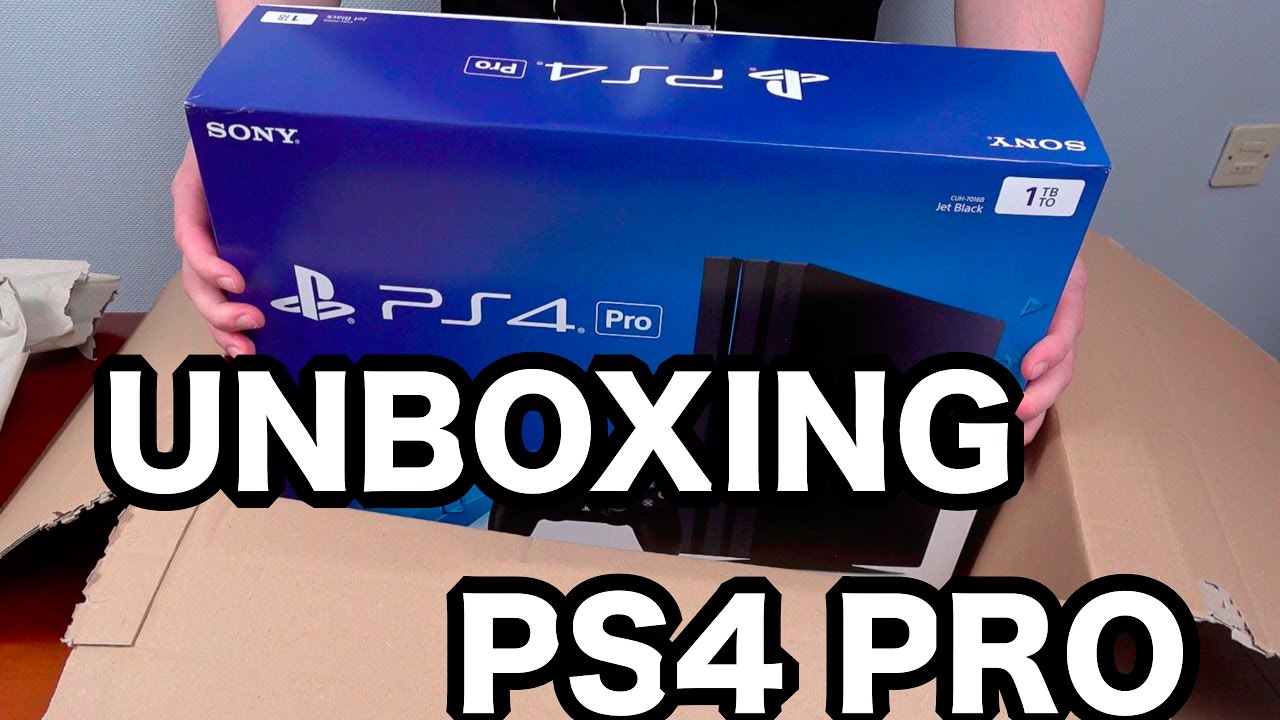 DEBALLAGE ET CONFIGURATION PS4 PRO [FR]