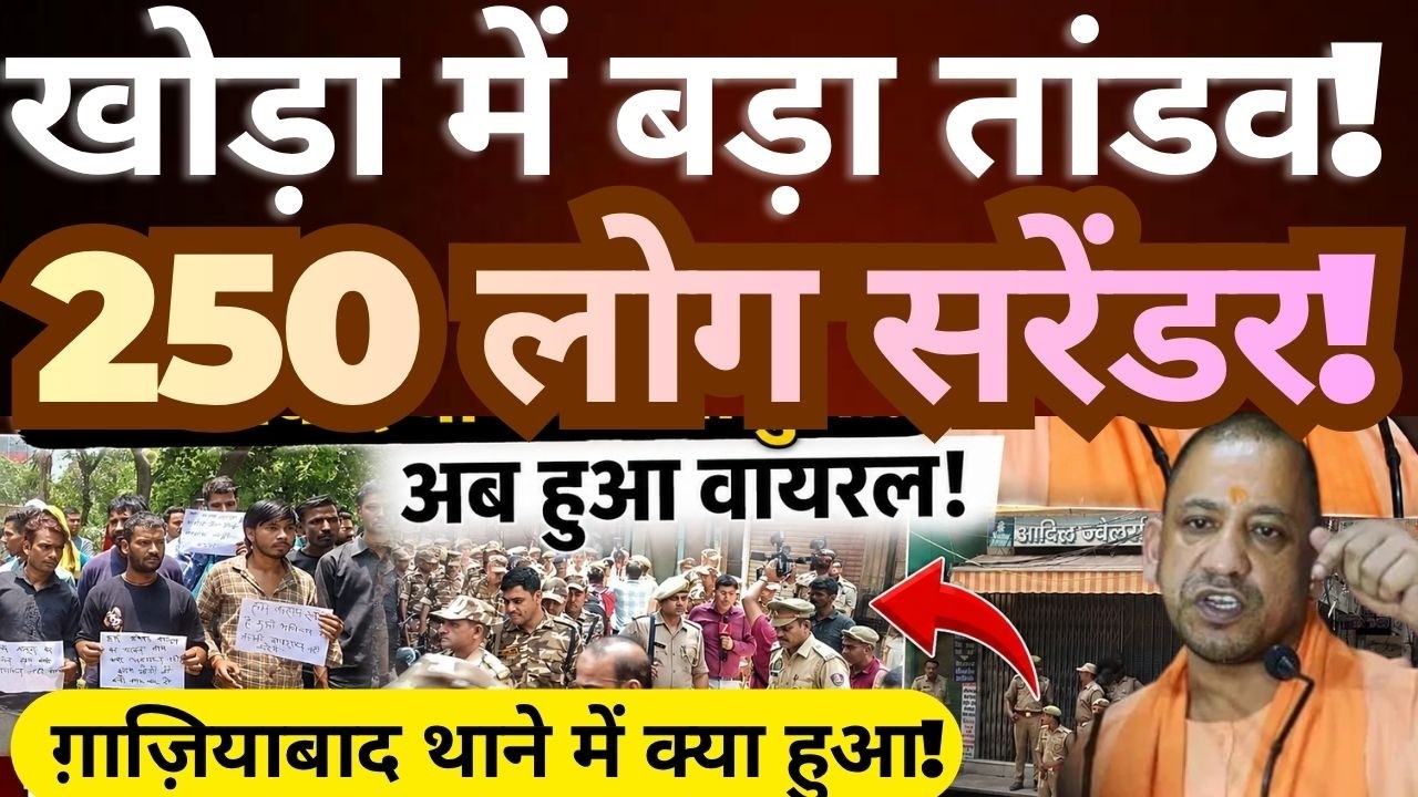 Khoda Incident Explained: 250 People Surrender at Ghaziabad Police Station | Full Story