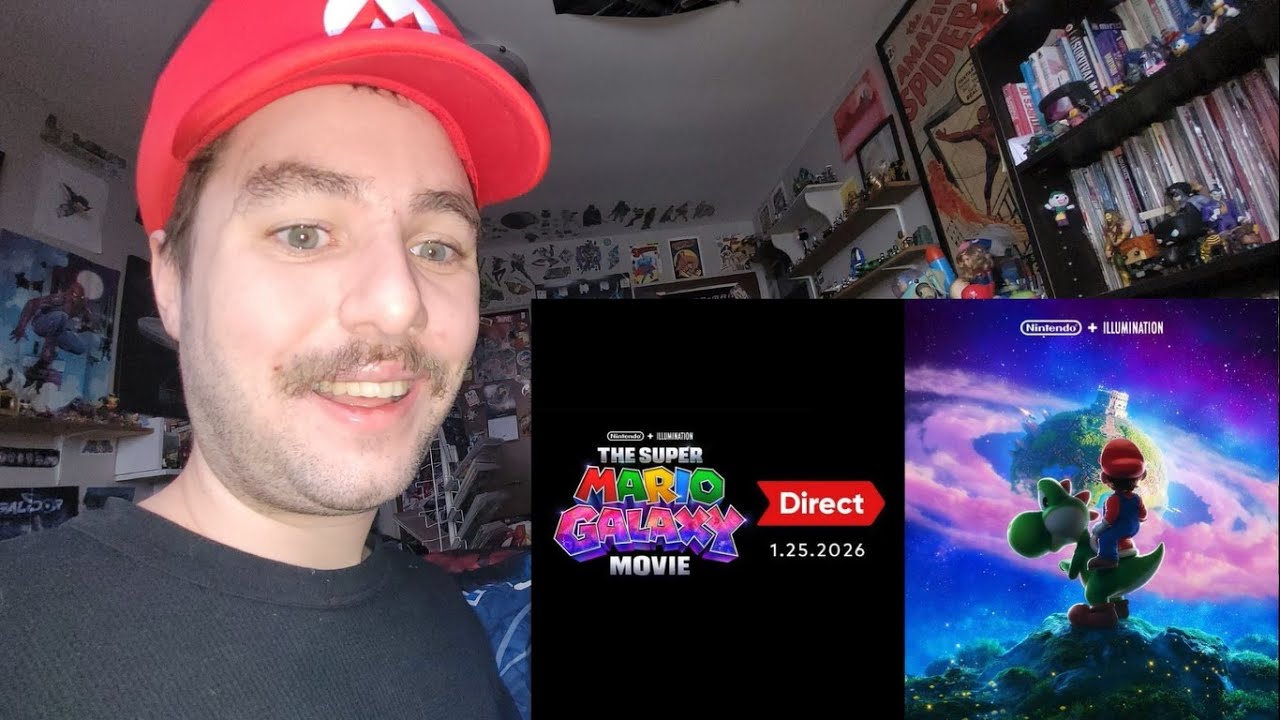 My Reaction to The Super Mario Galaxy Movie Direct Yoshi first Look